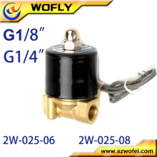 2w025-08 válvula de solenoide 12v / 24v / 220v normalmente cerrado 0 ~ 10bar de alta calidad en China